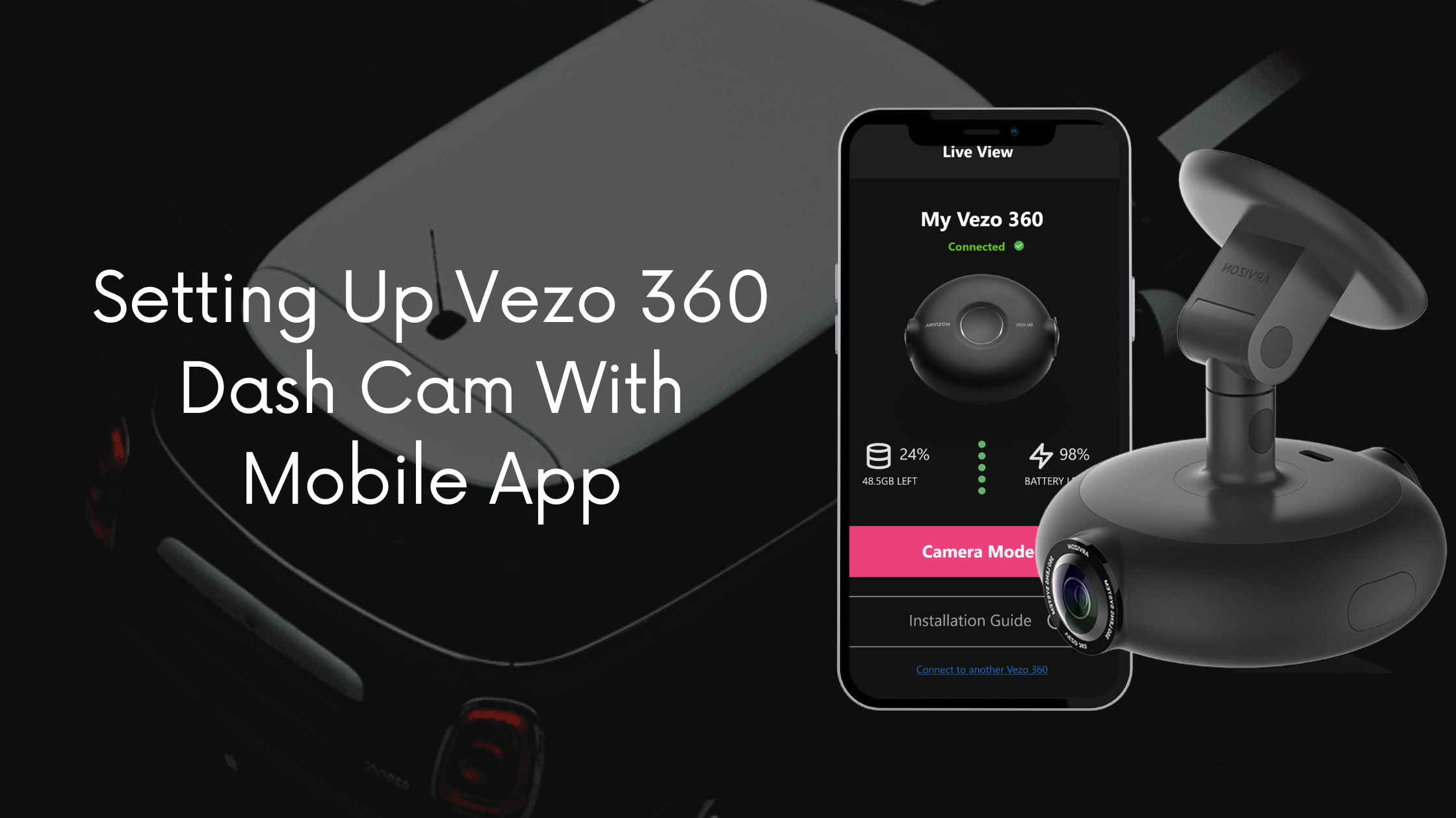 VEZO 360 Dash-Cam mit Rundumsicht für dein Auto - MOAM